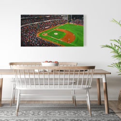 Toile 24 x 48 - Partie de baseball