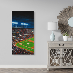 Toile 24 x 48 - Partie de baseball