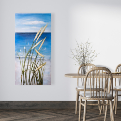 Canvas 24 x 48 - Oyat plant and seaside