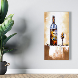 Canvas 24 x 48 - White wine