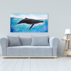 Canvas 24 x 48 - Blue whale