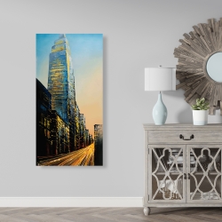 Toile 24 x 48 - Dans la rue de l'empire state building