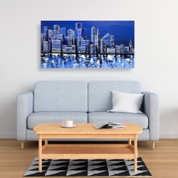 Canvas 24 x 48 - Blue skyline