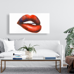 Canvas 24 x 48 - Beautiful red mouth