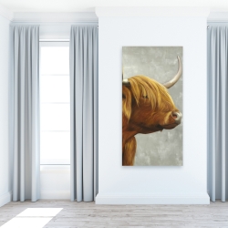 Canvas 24 x 48 - Beautiful higland cattle