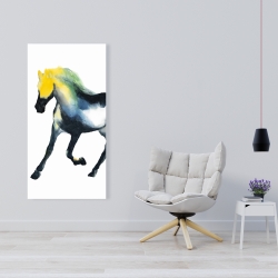 Toile 24 x 48 - Cheval galopant