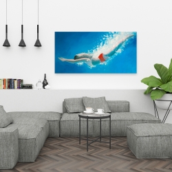 Canvas 24 x 48 - Diving jump