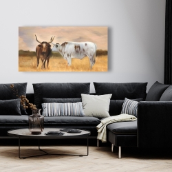 Canvas 24 x 48 - Nguni herd