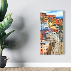 Toile 24 x 48 - Vue de manarola en italie