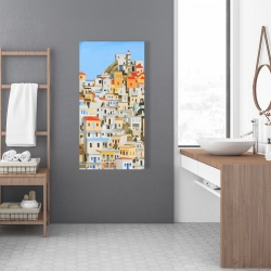 Toile 24 x 48 - Petites maisons en grèce