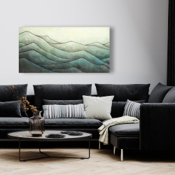 Toile 24 x 48 - Dans les vagues