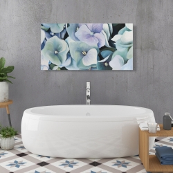 Toile 24 x 48 - Fleurs hortensia