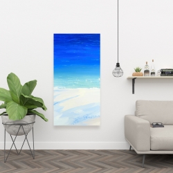 Canvas 24 x 48 - Satellite view of the ocean