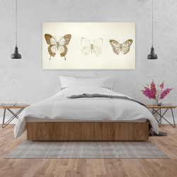 Toile 24 x 48 - Esquisses de papillons