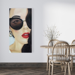 Canvas 24 x 48 - Fashionable sunglasses