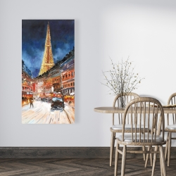 Toile 24 x 48 - Paris illuminé