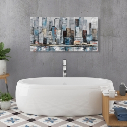 Toile 24 x 48 - Horizon urbain abstrait