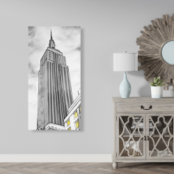 Toile 24 x 48 - Tracé de l'empire state building