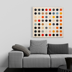Canvas 36 x 36 - Distanced circles