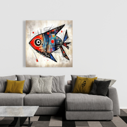 Canvas 36 x 36 - Fish gaze