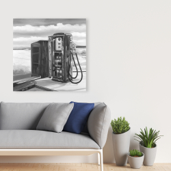 Canvas 36 x 36 - Old gas pump