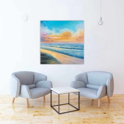 Canvas 36 x 36 - Breathtaking tropical sunset