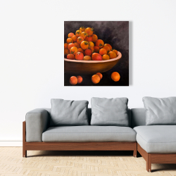 Toile 36 x 36 - Bol de tomates cerises