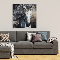 Canvas 36 x 36 - Front wild horse