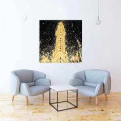 Toile 36 x 36 - Flatiron building abstrait