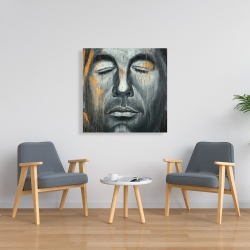 Toile 36 x 36 - Portrait de l'homme abstrait