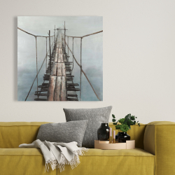 Canvas 36 x 36 - Old abandoned bridge