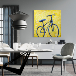 Toile 36 x 36 - Bicyclette bleue