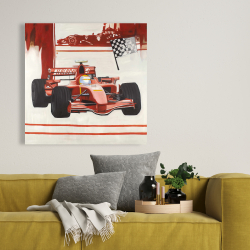 Canvas 36 x 36 - Formule 1 car