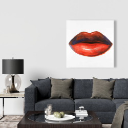 Canvas 36 x 36 - Red lipstick