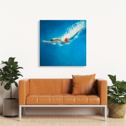 Canvas 36 x 36 - Diving jump