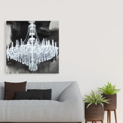 Canvas 36 x 36 - Glam chandelier