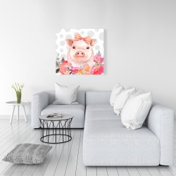 Toile 36 x 36 - Cochonette