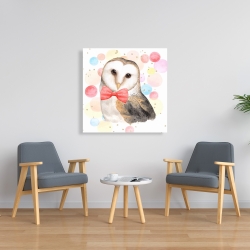 Canvas 36 x 36 - Chic owl
