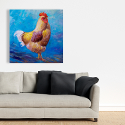 Canvas 36 x 36 - Beautiful rooster