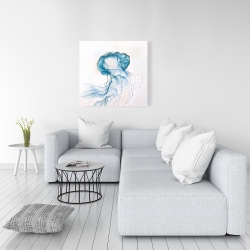 Canvas 36 x 36 - Jellyfish moving