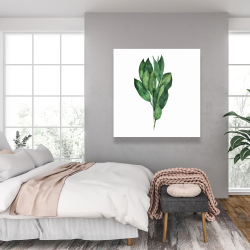 Toile 36 x 36 - Bouquet de feuilles de laurier