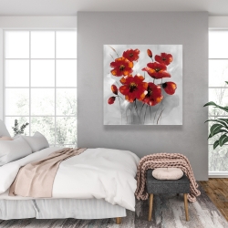 Canvas 36 x 36 - Anemone flowers