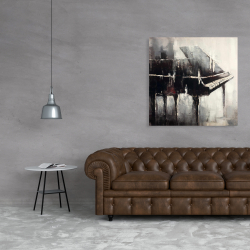 Toile 36 x 36 - Piano de style industriel