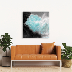 Canvas 36 x 36 - Turquoise clouds