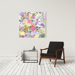 Toile 36 x 36 - Ensemble de fleurs