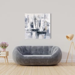 Canvas 36 x 36 - Industrial style sailboats