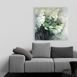 Canvas 36 x 36 - White lilacs