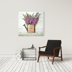 Canvas 36 x 36 - Purple foxglove flowers