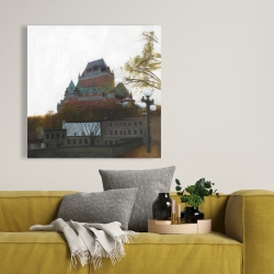 Canvas 36 x 36 - Le château de frontenac in autumn