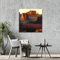 Toile 36 x 36 - Monument valley tribal park dans l'arizona